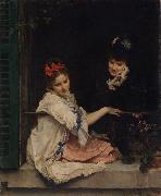 Raimundo de Madrazo y  Garreta, Women at a Window (nn02)